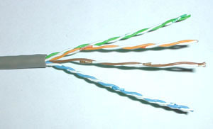 CAT 5E 8 Conductpr - Gray