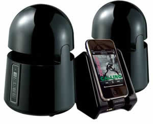 BLK MiniBullet II TX 2 wireless Spkers