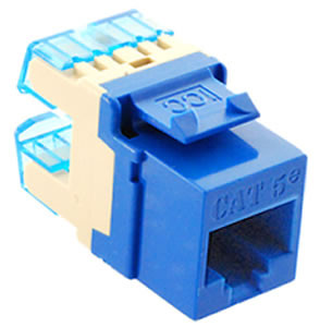 MODULE, CAT 5e, HD, BLUE