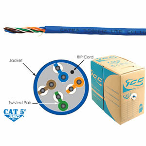 CAT5e CMR PVC Cable - Blue