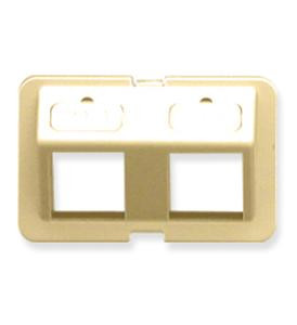 BEZEL, ELITE, ANGLED, 2-PORT, IVORY