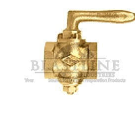 AY McDonald 10558 3/8 L HDL GAS STOP W/C