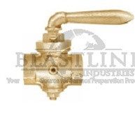 AY McDonald 2832L 1 1/4 STOP & DR W/L HDLE