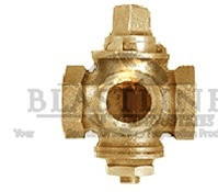 AY McDonald 9710 3/4 SQ HD 3WAY STEAM STOP