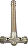 AY McDonald 704S 1" Brass Tank Tee 14