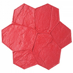 Bon Tool 12-873-B6 Floppy Mat - Random Stone - Red -