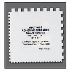 Bon Tool 14-771-B10 Notched Spreader - Plastic Square