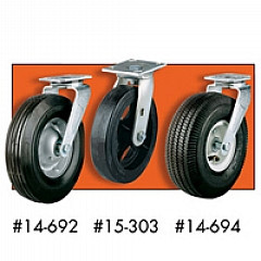 Bon Tool 15-304-B5 Caster - 8" Solid Rubber Rigid"