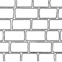 Bon Tool 32-255-B6 Paper Stencil - Random Stone - 33"