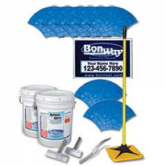 Bon Tool 32-843-B6 Texture Mat Kit - Euro Fan Cobble