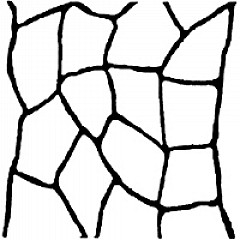 Bon Tool 32-250-B6 Paper Stencil - Flagstone - 33" X"