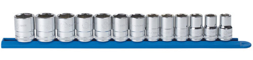GearWrench 80702 13PC 1/2" DR 6 Pt. Standard Metric Socket S