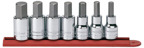 GearWrench 80721 7 Pc. Hex Bit Socket Set SAE