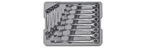 GearWrench 81912 12 Pc. XL X-BeamCombination Non-Ratcheting Wrench Set Metric
