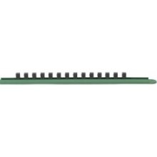 GearWrench 83111 1/2" Drive Slide Socket Rail, Green, 15" L