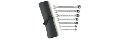 GearWrench 85197R 13 Pc. XL Combination Ratcheting Wrench Set Roll SAE