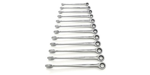 GearWrench 85888 12 Pc. XL X-BeamCombination Ratcheting Wrench Set Metric