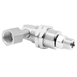 Mosmatic 57.463 90 Deg Swivel with bulkhead fitting, Carbide