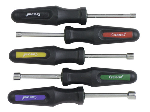Crescent SDDN 5 Piece Dura-Driver Nutdriver Set, Carded