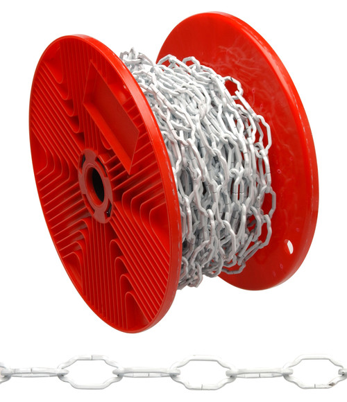 Campbell 0713187 #31 Hobby/Craft Cathedral Chain, White, 98' per Reel