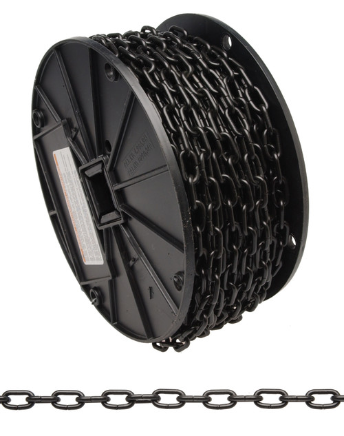 Campbell 0720477 #4 Decorator Chain, Black, 90' per Reel