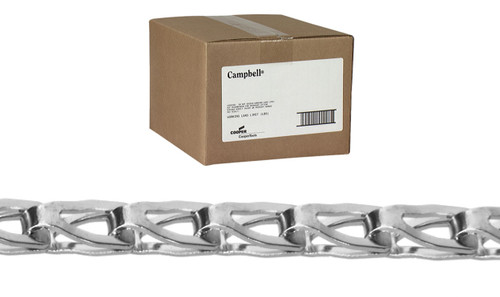 Campbell 0893024 #30 Sash Chain, Blu-Krome, 100' per Carton