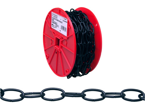 Campbell 0722002 #10 Decorator Chain, Black, 40' per Reel