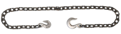 Campbell 1005405 5/16" x 14' Grade 30 Log Chain, w/Grab Hook One End, Slip Hook Other End