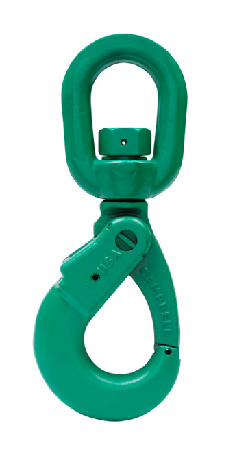 Campbell 5798695 3/8" Cam-Lok Swivel Hook, Grade 100