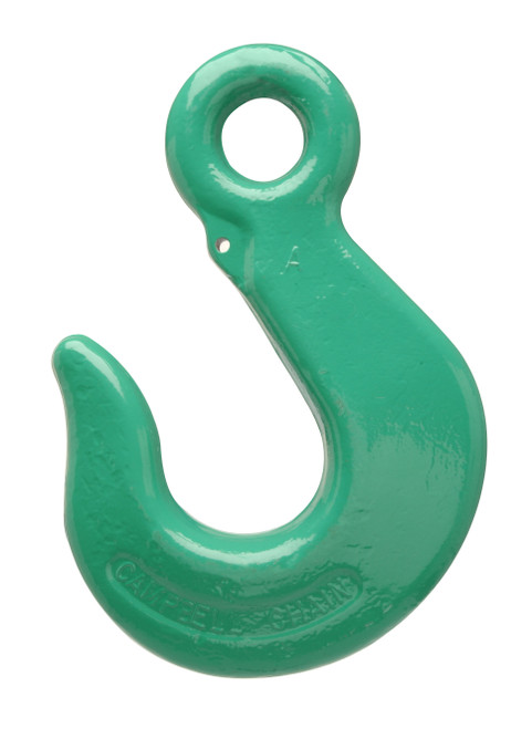 Campbell 5645415 7/8" Cam-Alloy Eye Sling Hook, Grade 100, Painted Green, Bulk