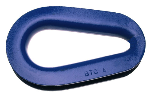 Campbell 6265403 5/8" - 3/4" Slip-Thru Thimble, Painted Blue