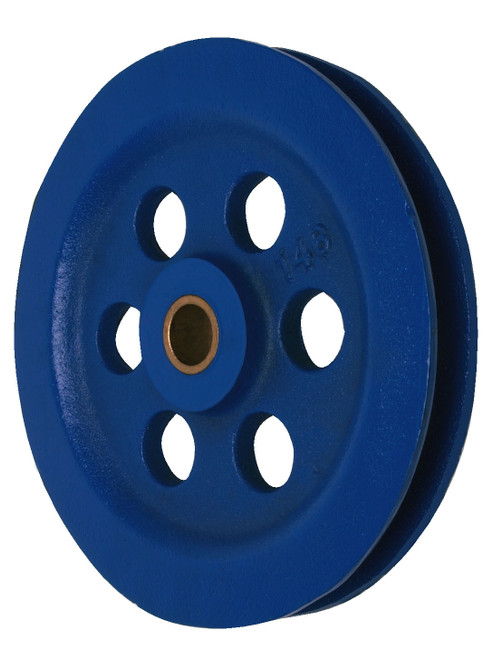 Campbell 7344232 Cast Iron Sheave for Manila Rope, 3" x 3/4" x 3/8", Bronze Bushed