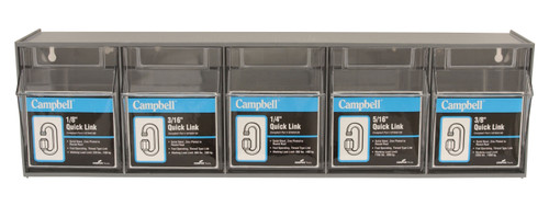 Campbell B0720008 Spring Snap Link Tilt Bin Display Assortment