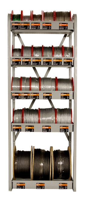 Campbell D0720123 Display, 2' Wide, All Cable Reels Assortment