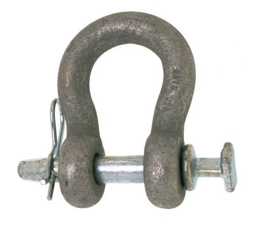 Campbell T3899916 7/8" Straight Clevis, Long Body, Forged, Galvanized, UPC Tagged