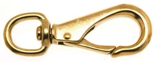 Campbell T7620614 #251B(2) 11/16" Quick Snap, Round Eye,Swiveling,Solid Bronze,UPC Tagged