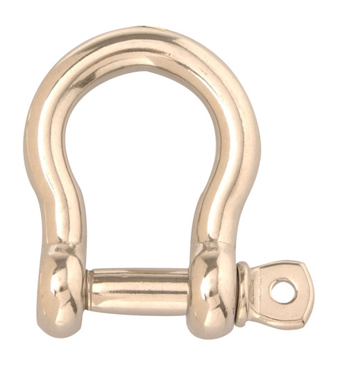 Campbell T7632106 3/8" Screw Pin Anchor Shackle, Stainless Steel, Import, UPC Tag