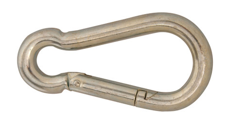 Campbell T7645006 #2450 1/4" Spring Snap Link, Steel, Zinc Plated, UPC Tagged