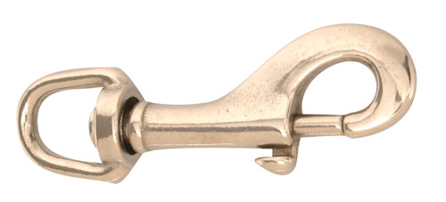 Campbell T7631324 #225S 3/4" Bolt Snap, Round Eye, Swiveling, Stainless Steel, UPC Tagged