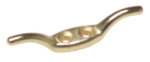 Campbell T7655404 #4015 2-1/2" Rope Cleat, Brass, UPC Tagged