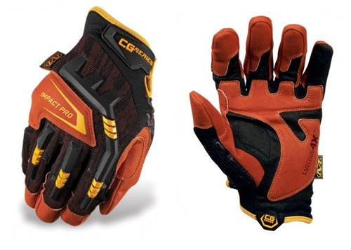 Mechanix Wear CG4M-28-011 CG Impact Protection 4X Gloves, Rust Color, Pr, X-Large
