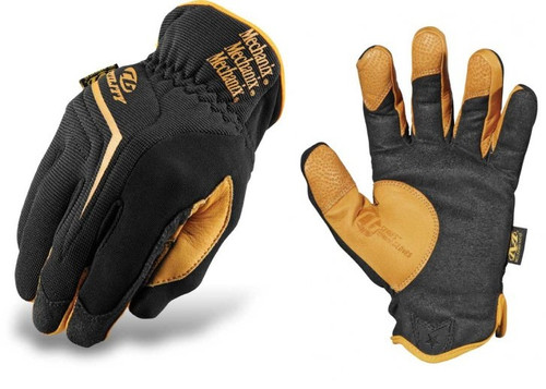 Mechanix Wear CG15-75-008 CG Utility Glove, Black/Leather, Pr, Small