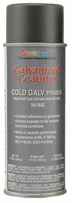 Seymour 16-1445 Galvanized Coating, Cold Galv, 6/Case