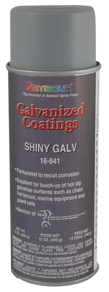 Seymour 16-841 Galvanized Coating, Bright Galvanize, 6/Case