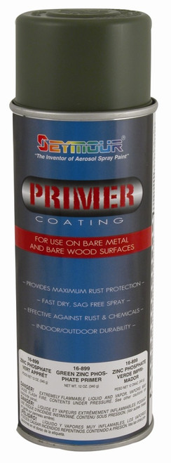 Seymour 16-899 Primer, Green Zinc Phosphate, 6/Case