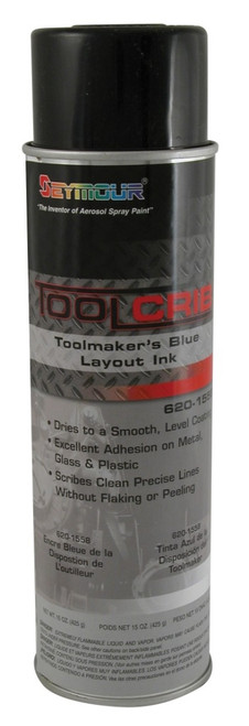 Seymour 620-1558 Tool Crib Chemical, Blue Layout Ink, Each