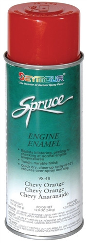Seymour 98-48 Spruce Heat Resistant , Chevy Orange, 6/Case
