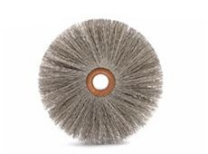 Brush Research C 1-1/2 COPPER CENTER WHEEL BRUSH, 3/8" AH, .006 CS