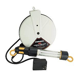 Steelman 98480 Stubby Tube Light w/40' Cord & Metal Reel