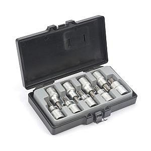 Steelman 99921 9 Pc Star Bit Socket Set, 1/2" Drive